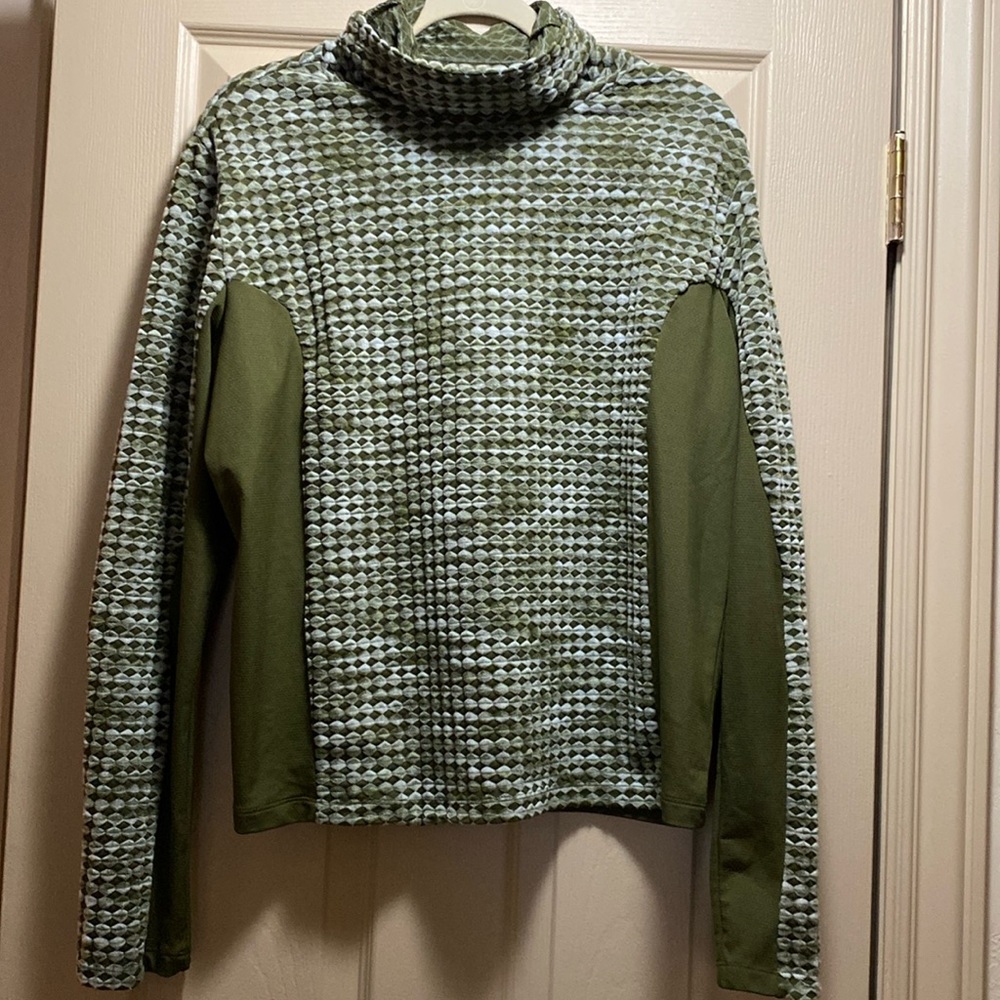 Nike Olive green &white color, pull over sweatshirt, size extra large